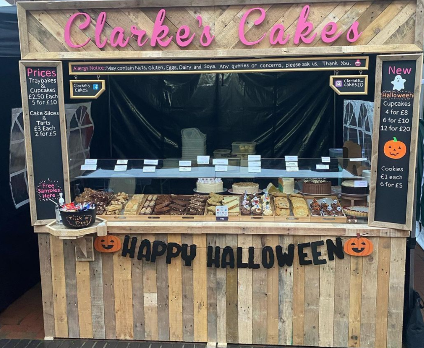 Clarke's Cakes at Ely Markets