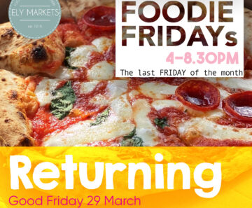 Foodie Fridays 4 to 8.30pm the last Friday of the month